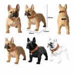 French Bulldog Bluetooth Speaker with Wired Microphone - Powerful Sound, Unique Dog Design M15 for Universal Cell Phone And Bluetooth Device (Black)