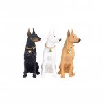 Doberman Pinscher Design Bluetooth Speaker with Wired Microphone - High-Volume Audio System M210 for Universal Cell Phone And Bluetooth Device (White)