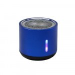 Aluminum Mini Cylinder Bluetooth Speaker - High-Volume, Heavy Bass, Portable Design K5 for Universal Cell Phone And Bluetooth Device (Blue)