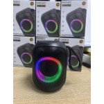 Experience High-Quality Sound DJ Portable Bluetooth Speaker - Perfect for Parties, Events and More KMS182 for Universal Cell Phone And Bluetooth Device (Black)