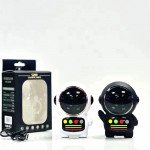 Astronaut Figure LED Light Portable Bluetooh Wireless Speaker S280 for Universal Cell Phone And Bluetooth Device (Black)