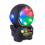 Astronaut Figure LED Light Portable Bluetooh Wireless Speaker S280 for Universal Cell Phone And Bluetooth Device (Black)