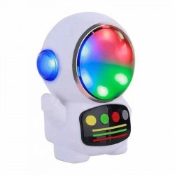 Astronaut Figure LED Light Portable Bluetooh Wireless Speaker S280 for Universal Cell Phone And Bluetooth Device (White)