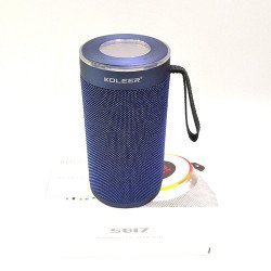 Upgrade Listening Experience with Powerful Wireless Portable Speaker - Crystal Clear Sound and Stylish S817 for Universal Cell Phone And Bluetooth Device (Blue)