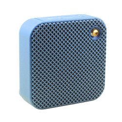 Fashion Mesh Design Bluetooth Wireless Speaker: HiFi Portable Audio, Bass-Boosted Strap Grip W1 for Universal Cell Phone And Bluetooth Device (Blue)