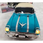 1958 Chevy-Inspired Vintage Car Design Bluetooth Speaker with LED Lights Portable Audio WS598 for Universal Cell Phone And Bluetooth Device (Green)