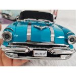 1958 Chevy-Inspired Vintage Car Design Bluetooth Speaker with LED Lights Portable Audio WS598 for Universal Cell Phone And Bluetooth Device (Black)