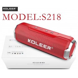 High Sound Quality Drum Style Portable Wireless Bluetooth Speaker S218 for Universal Cell Phone And Bluetooth Device (Red)