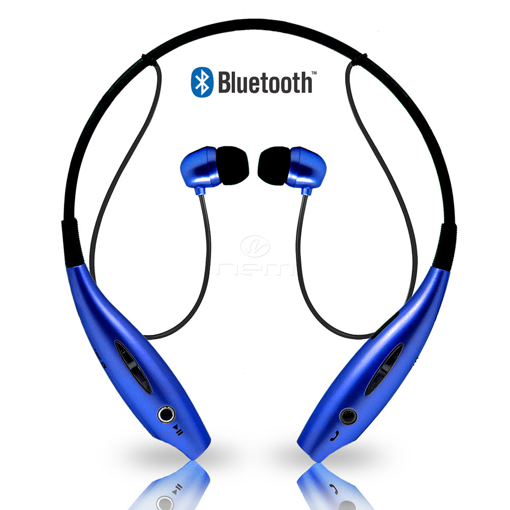 Universal Wireless Bluetooth Headset HBS800 Blue