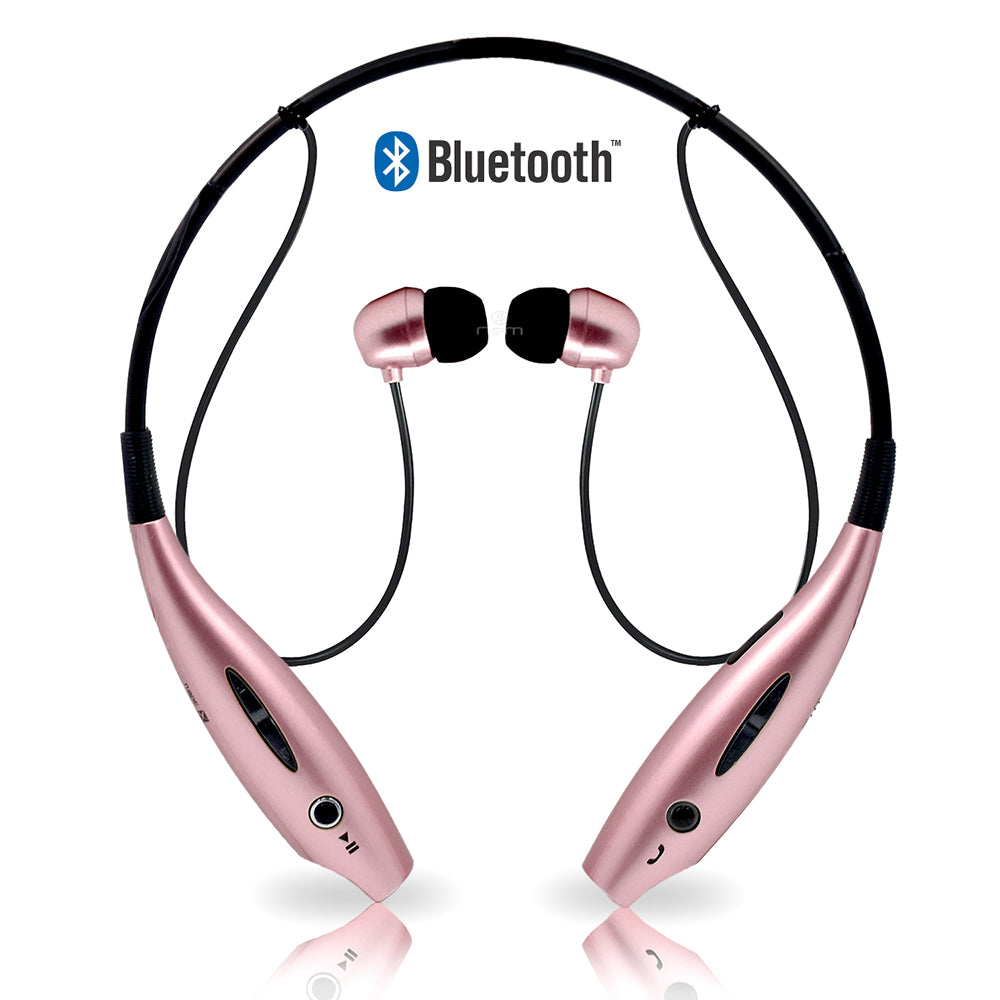 Universal Wireless Bluetooth Headset HBS800 Rose Gold