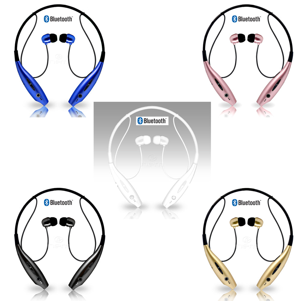 Universal Wireless Bluetooth Headset HBS800 Gold