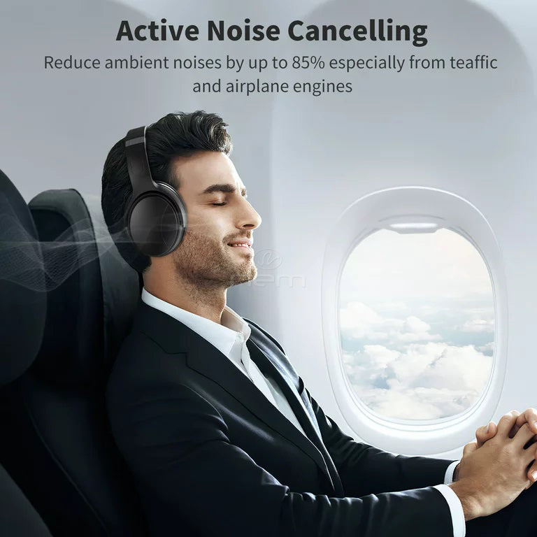 Bluetooth Wireless Noise Cancelling Headphone Q8 Black