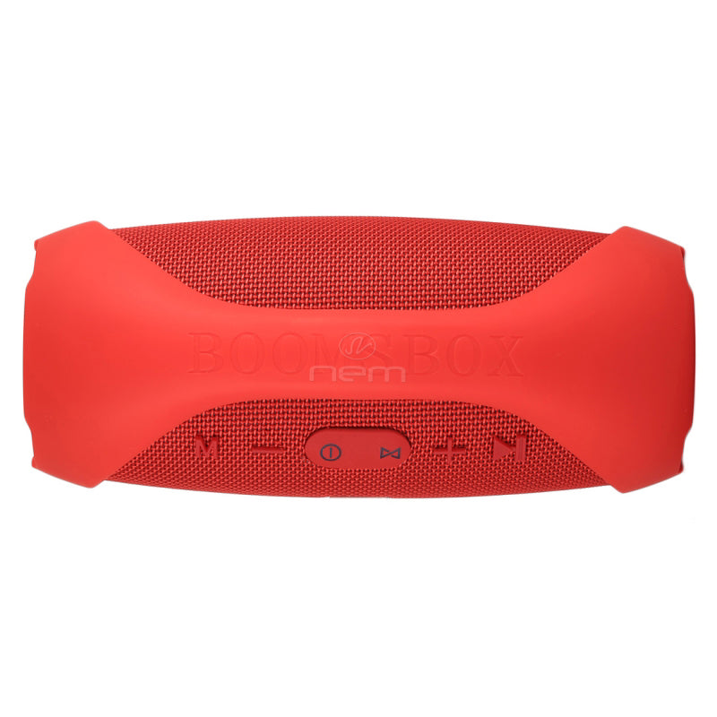 Booms Box Mini Bluetooth Speaker Splash Proof BTSP-E10 Red