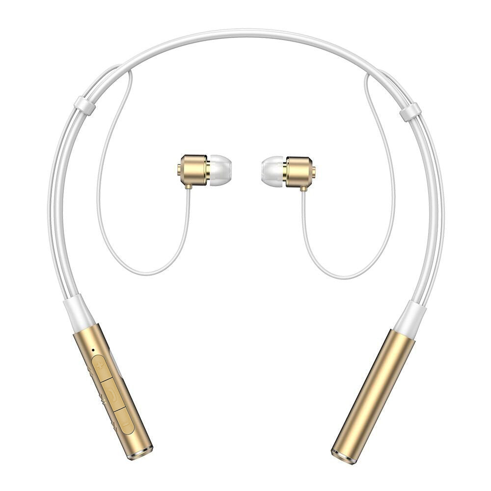 Universal Slim Bluetooth Stereo Neck Headset BTST07 Gold