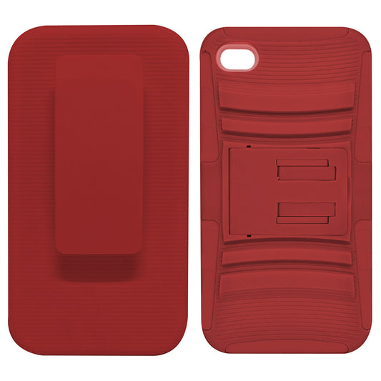 Apple iPhone 4 Holster Combo CB2C Red/Red