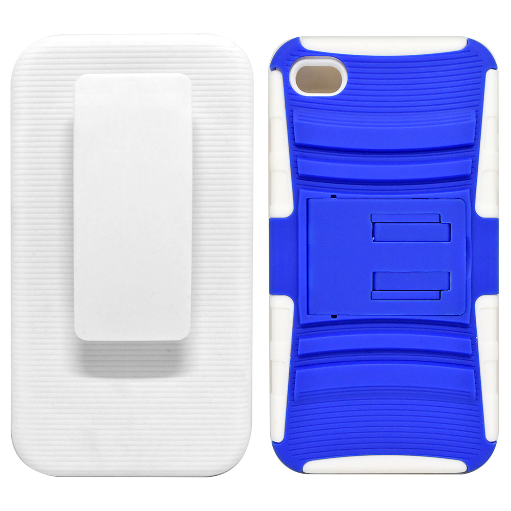 Apple iPhone 4 Holster Combo CB2C Blue White