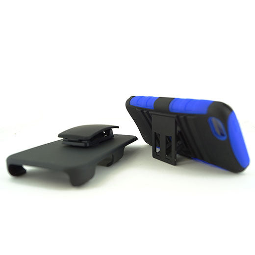 Apple iPhone 5C Light Clip Black/Blue  with Black Holster Combo II