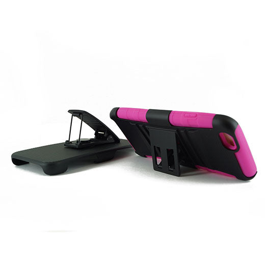 Apple iPhone 6 Hoster combo II Clip Black/Hotpink  with Black