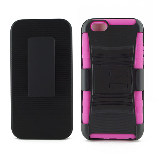 Apple iPhone 6 Hoster combo II Clip Black/Hotpink  with Black