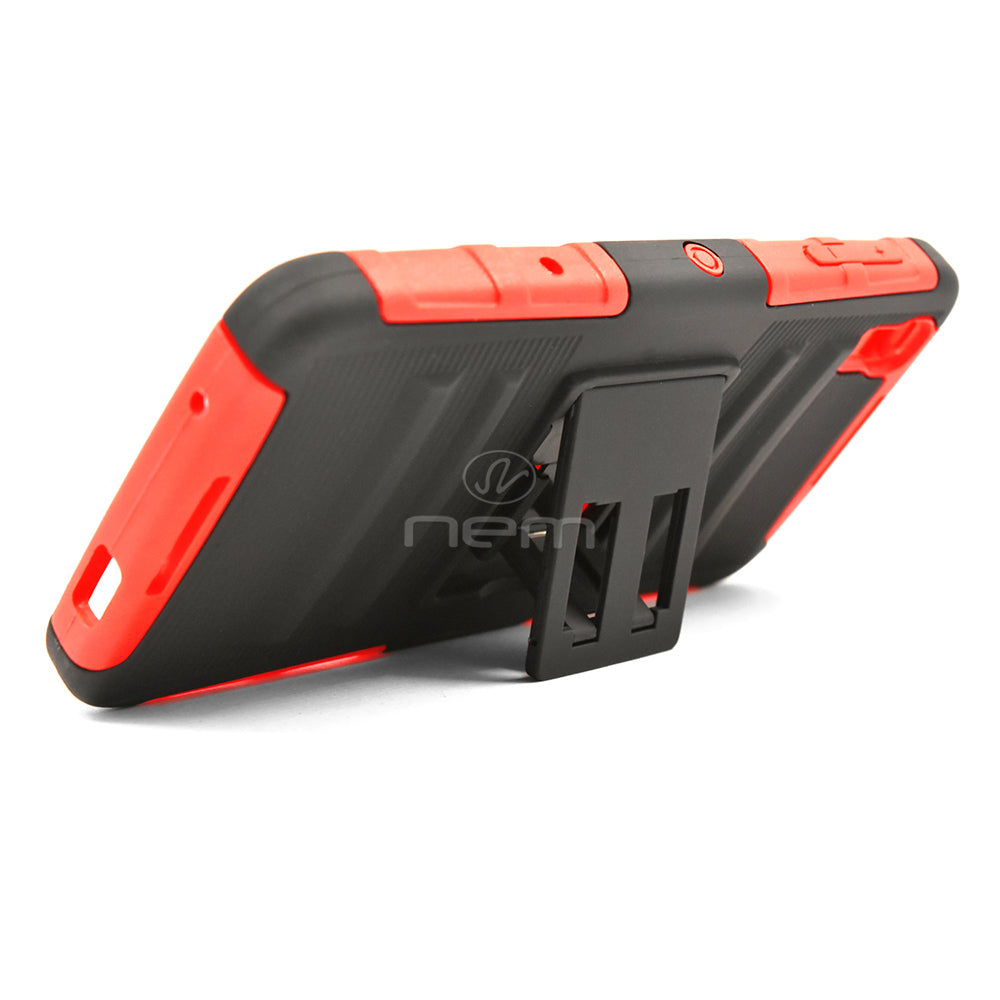 Alcatel IDOL 4/6055 Holster Combo CB5C Black/Red