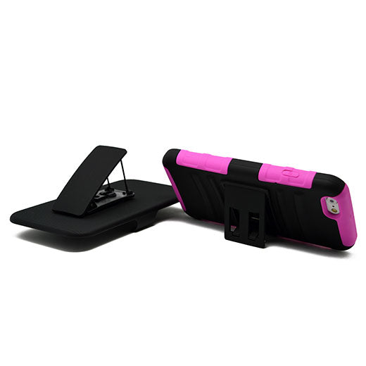 Apple iPhone 6 Holster Combo CB5C Black/Pink