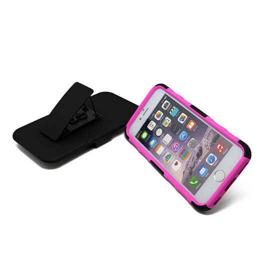 Apple iPhone 6 Holster Combo CB5C Black/Pink