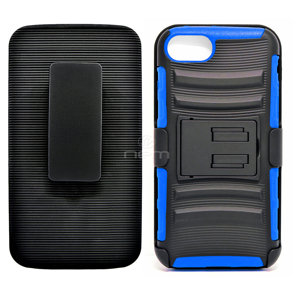 Apple iPhone 8/7 Holster Combo CB5C Black/Blue