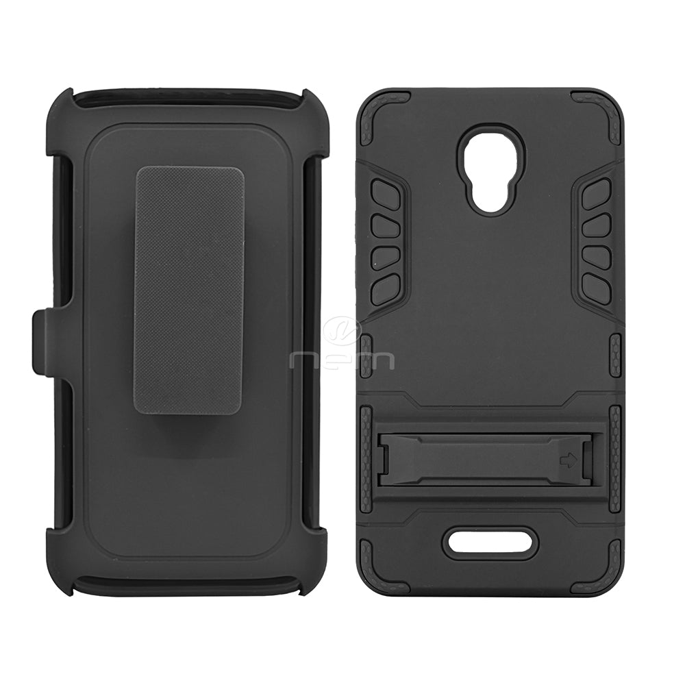 Alcatel Fierce 4/Allura/Pop4+ Holster Combo CB7C Black/Black