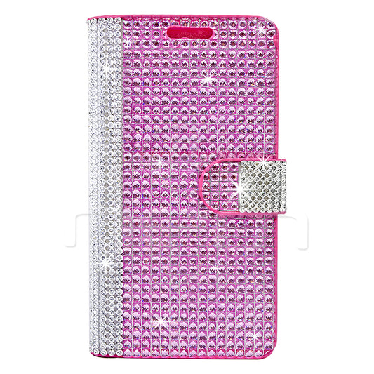 Alcatel Idol 3 6045 Diamond Wallet Case DWC02 Pink
