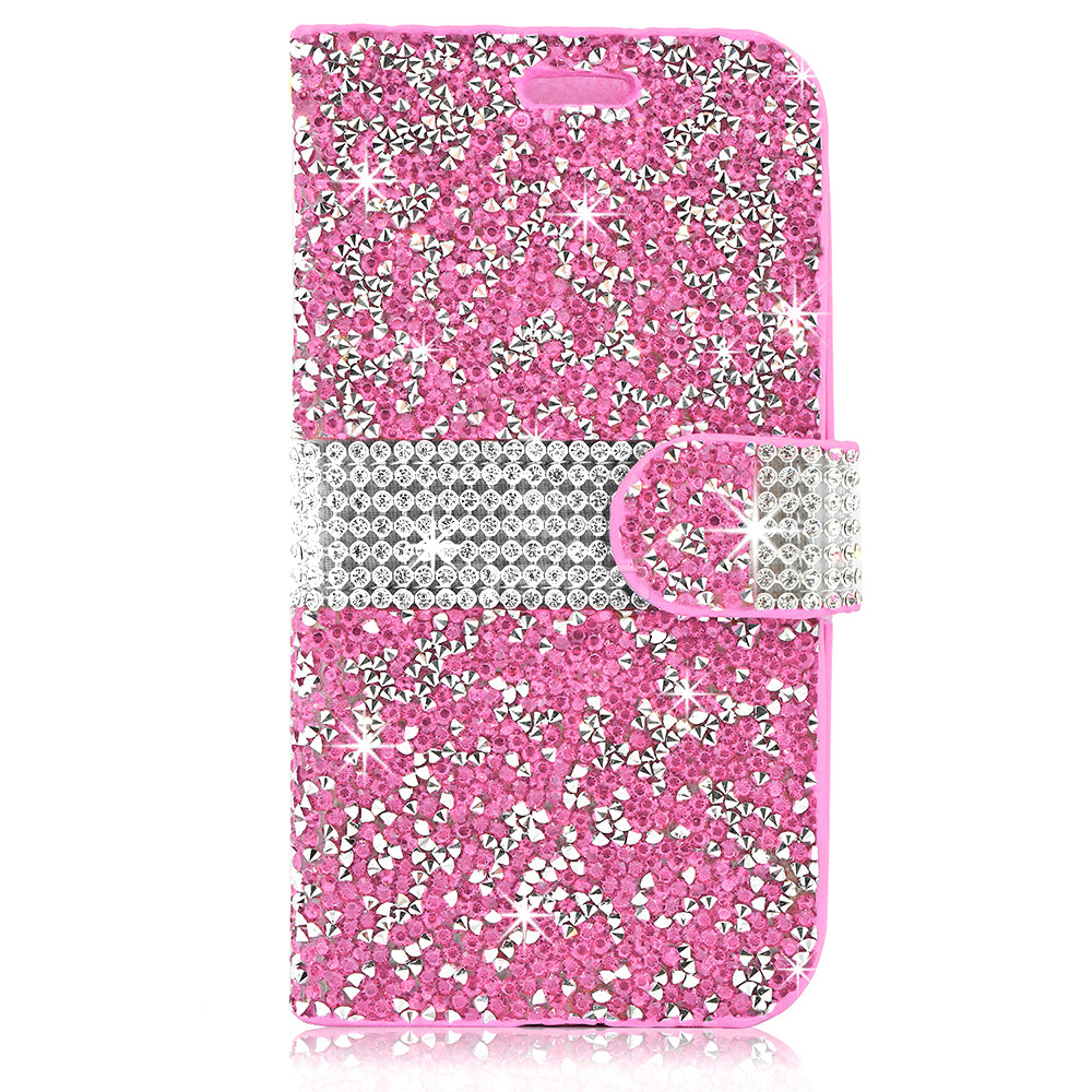 Apple iPhone X/XS Diamond Wallet Case DWC03 Pink