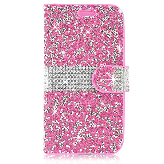 Apple iPhone X/XS Diamond Wallet Case DWC03 Pink