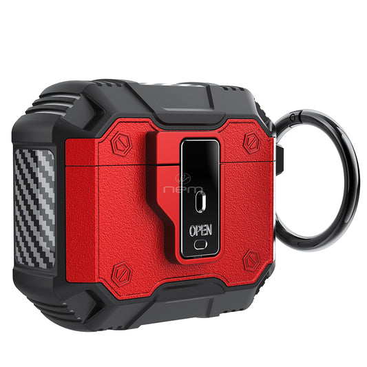 AIRPODS 3rd Gen Shockproof Hard Shell Case EPC01-PRO3 Red Item Code: EPC01-PRO3-RD
