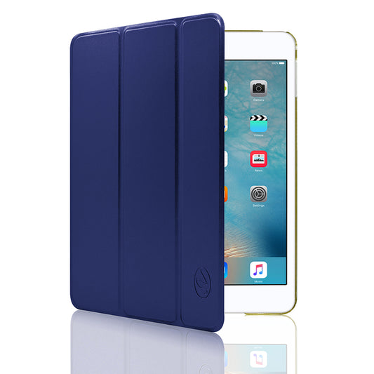 Apple iPad Mini 4 Luxury Slim Stand Polyurethane Cover Smart FC01 Blue...