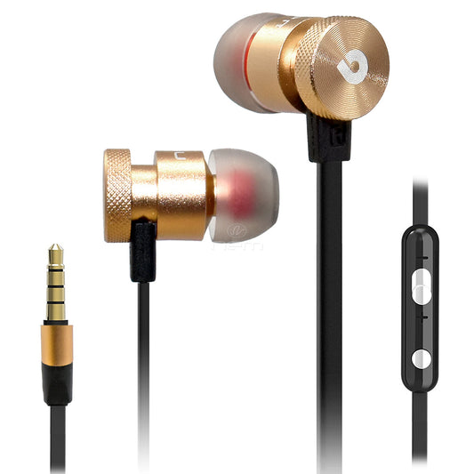 Universal Super Bass Noise Isolating Earphone IBUD09 Gold