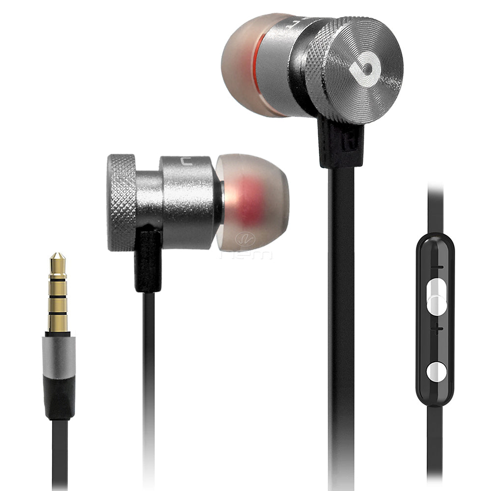 Universal Super Bass Noise Isolating Earphone IBUD09 Gray