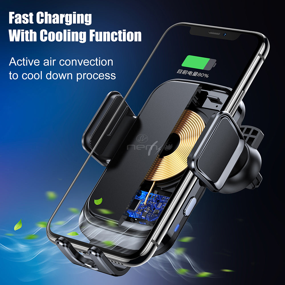 Universal Wireless Car Charger Phone Mount HOL-WC06