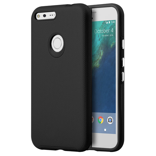 Google Pixel XL Hybrid Dual Layer Case HYB02 Black