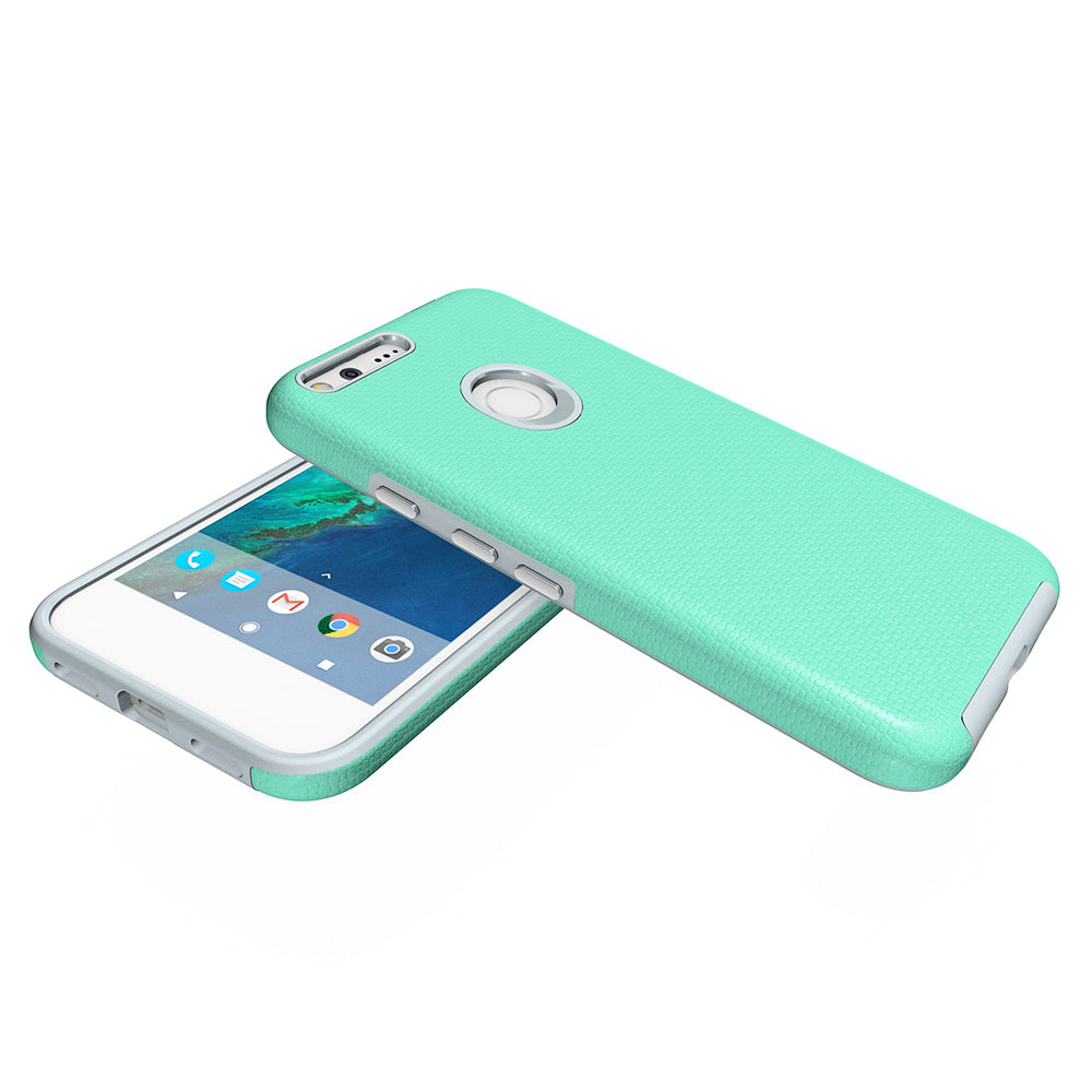 Google Pixel XL Hybrid Dual Layer Case HYB02 Green