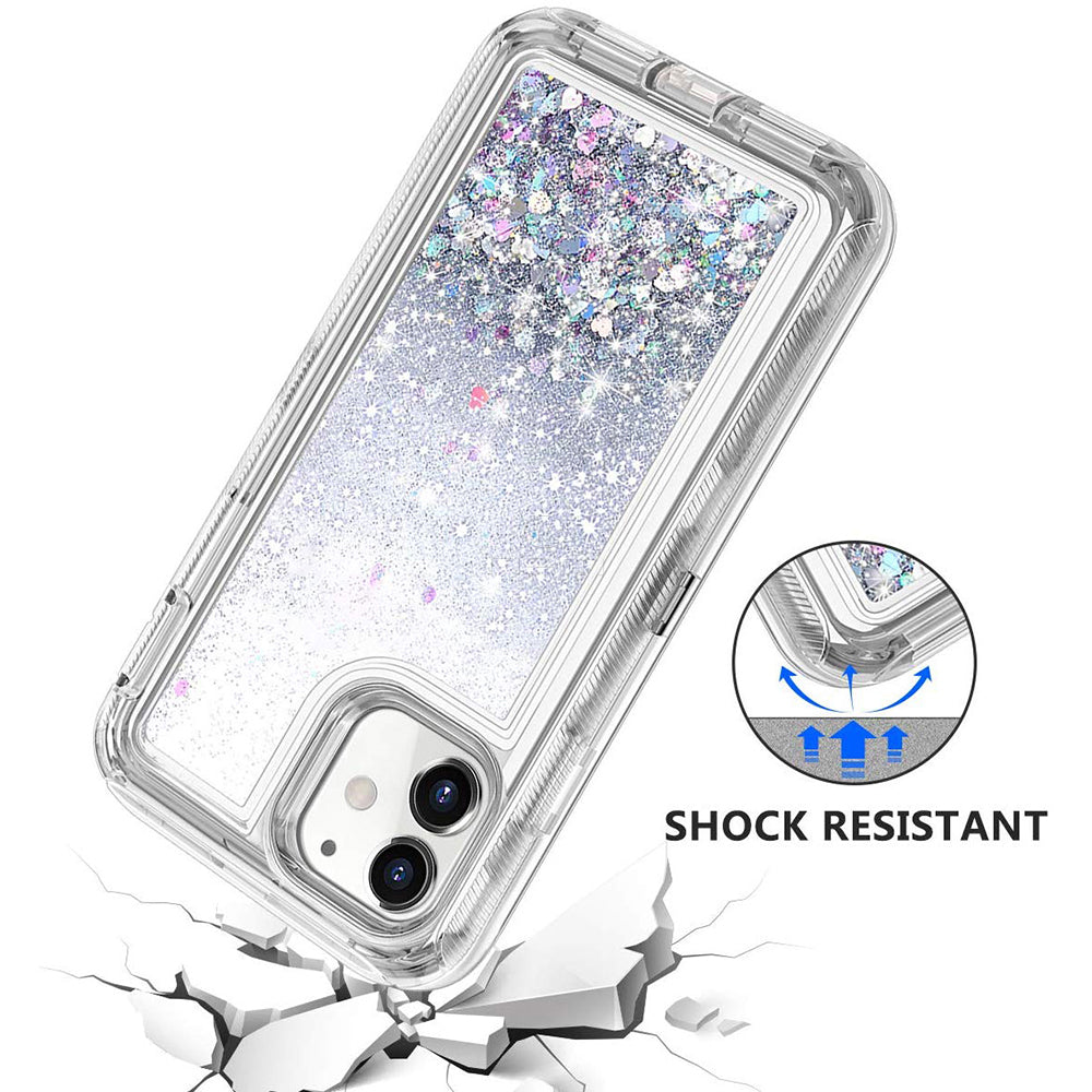 iPhone 12 Mini (5.4) Liquid Defender Case HYB03D Silver