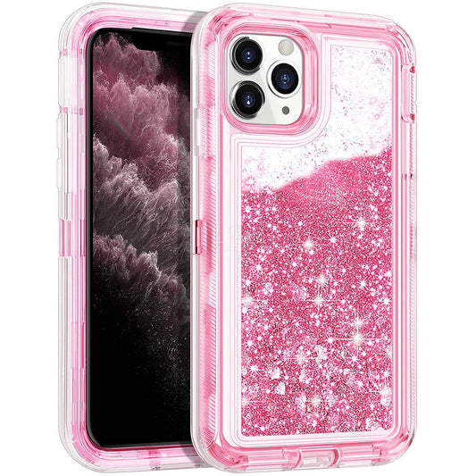 iPhone 12/12 Pro (6.1) Liquid Defender Case HYB03D Pink