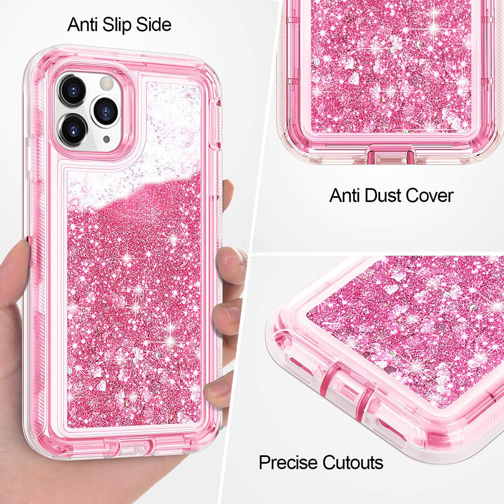 iPhone 12/12 Pro (6.1) Liquid Defender Case HYB03D Pink