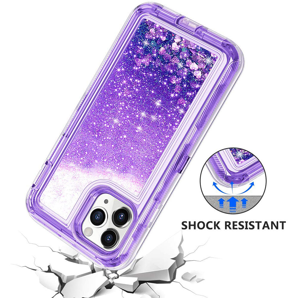 iPhone 12/12 Pro (6.1) Liquid Defender Case HYB03D Purple