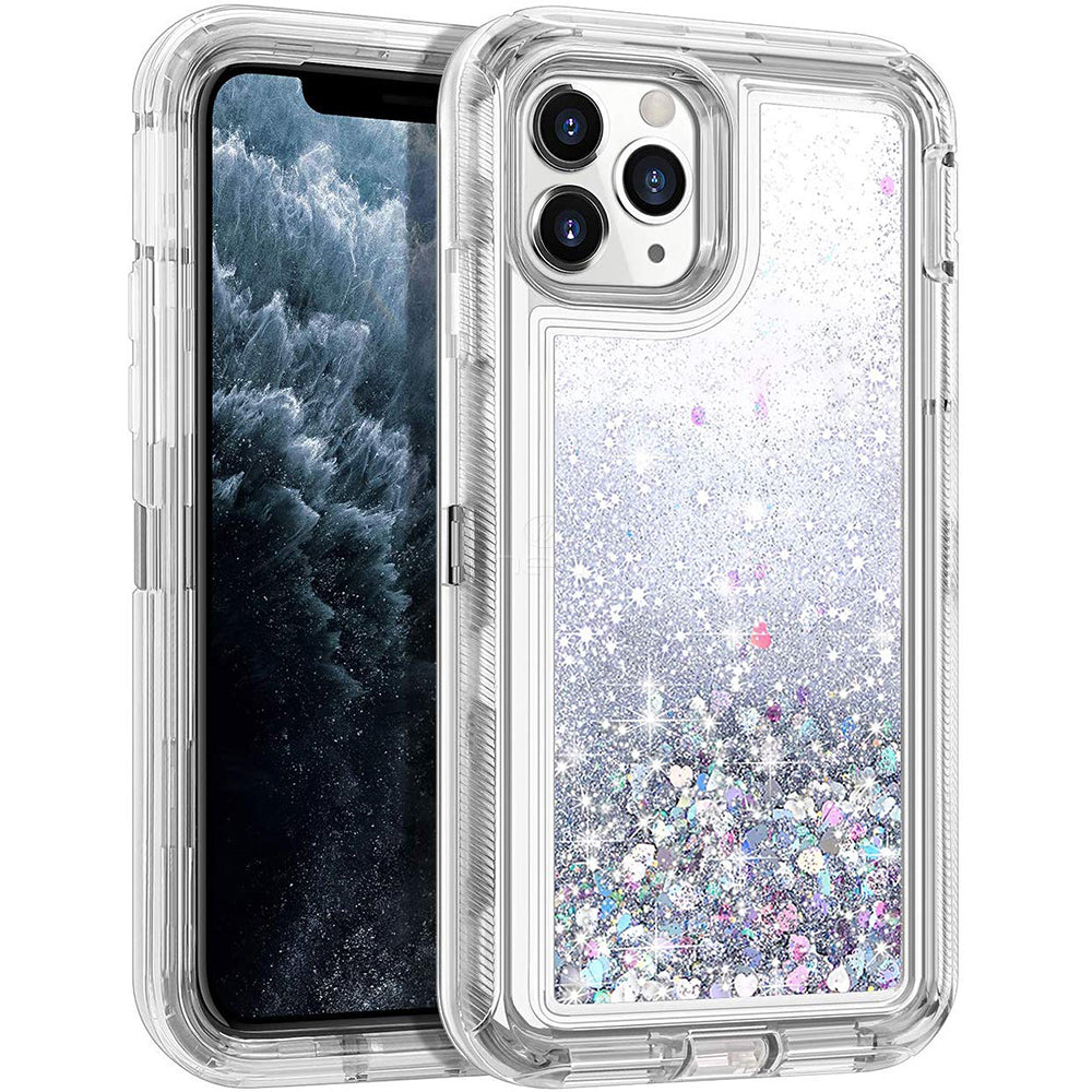 iPhone 12/12 Pro (6.1) Liquid Defender Case HYB03D Silver