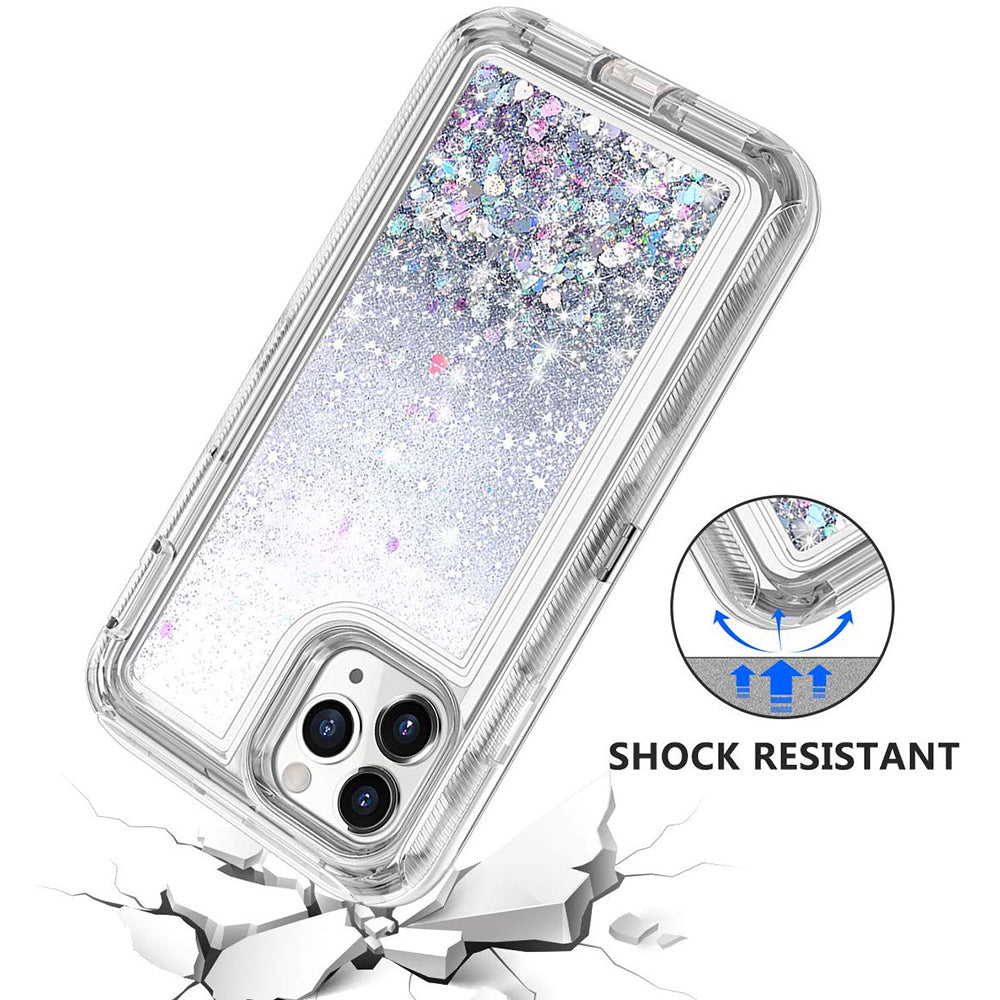 iPhone 12/12 Pro (6.1) Liquid Defender Case HYB03D Silver