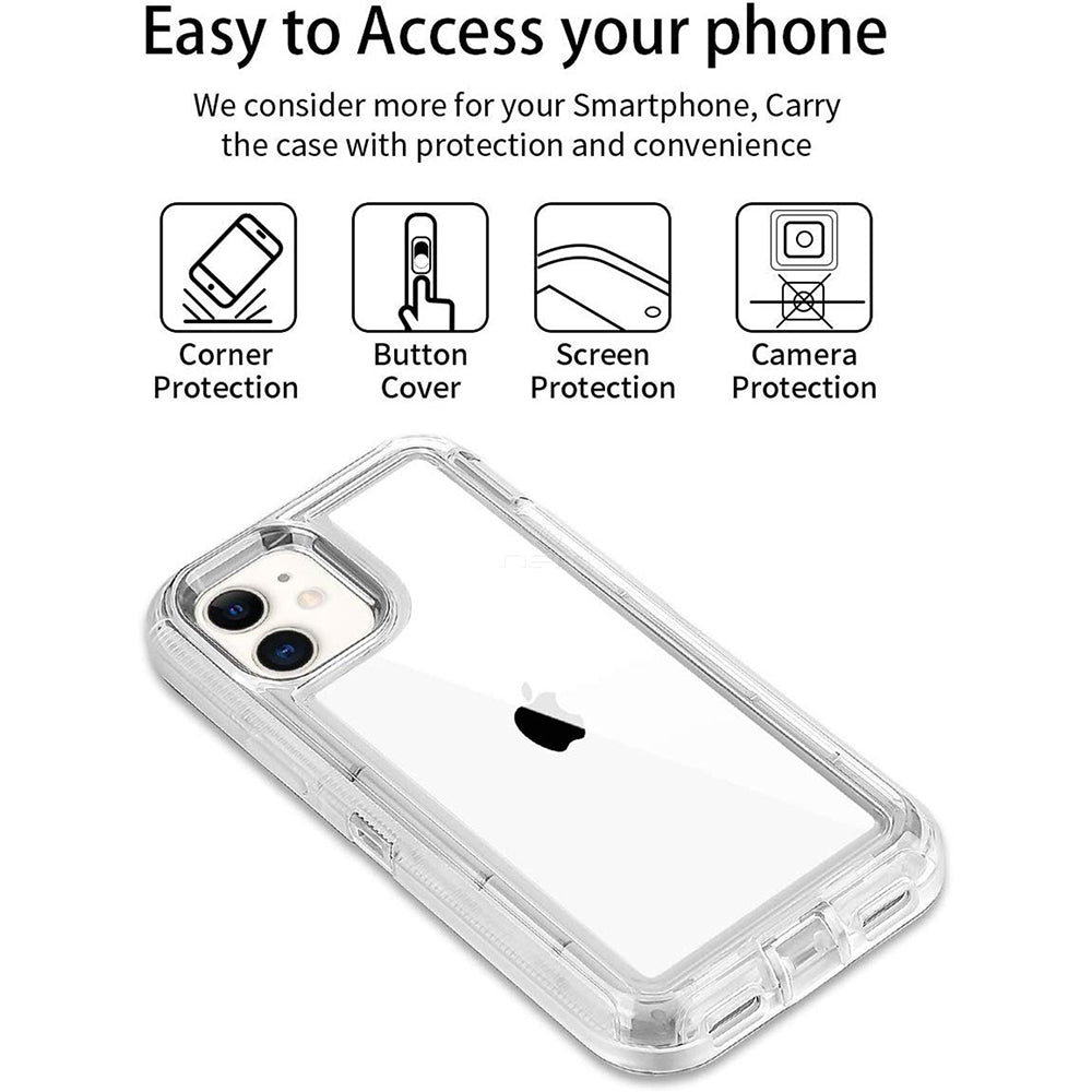 iPhone 11 6.1 Transparent Defender Case HYB03E Clear