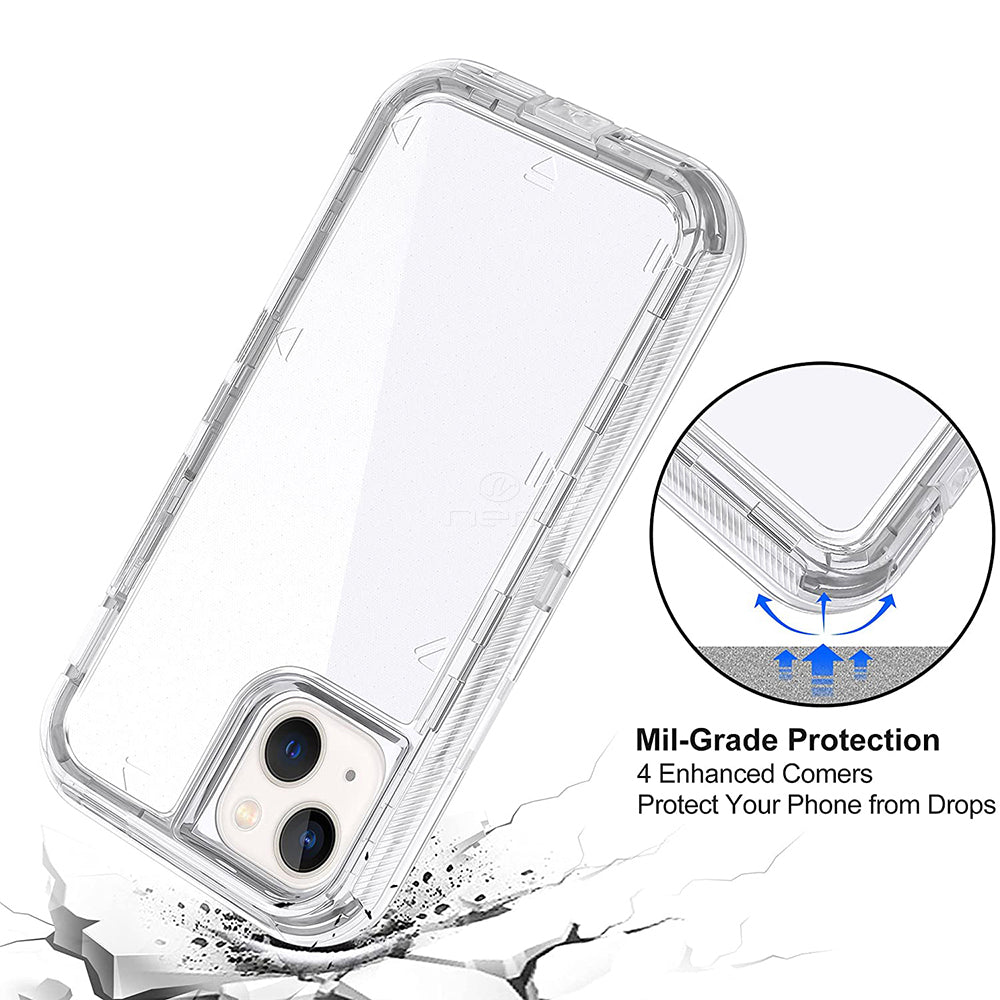 iPhone 13 (6.1) Transparent Defender Case HYB03E Clear