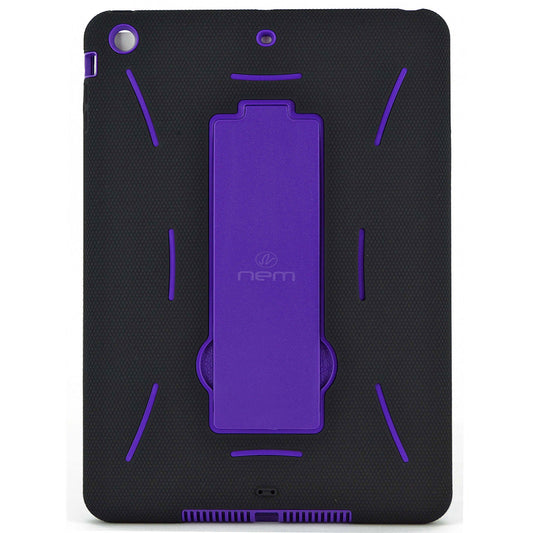 iPAD Air 9.7" Hybrid Stand Rubber Case HYB04 Black/Purple