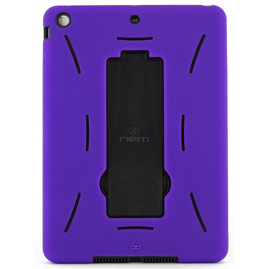 iPAD Air 9.7" Hybrid Stand Rubber Case HYB04 Purple/Black