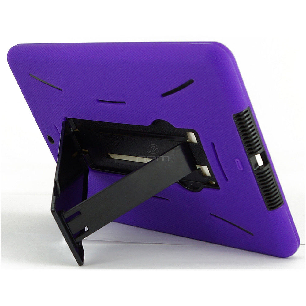 iPAD Air 9.7" Hybrid Stand Rubber Case HYB04 Purple/Black