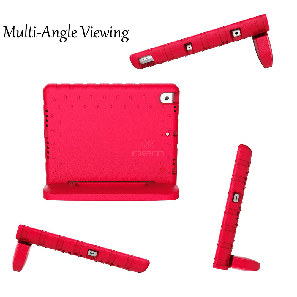 IPAD 10.2 (2019) Tough Hybrid Kickstand Case HYB04A Red